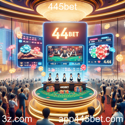 Experiência Imersiva no Jogo ao Vivo da 445bet